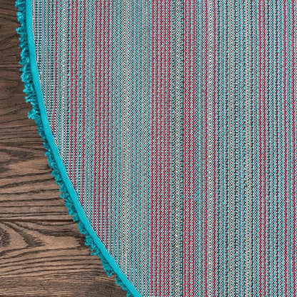 Unique Loom Solid Shag Collection Area Rug (3' 3" x 5' 3" Oval, Turquoise)