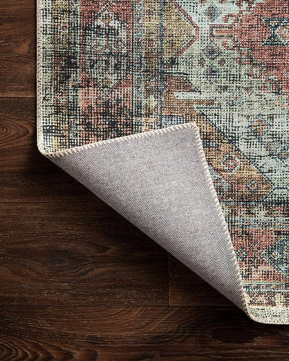 Loloi II Skye Collection SKY-06 Apricot/Mist 7'-6" x 9'-6" Area Rug
