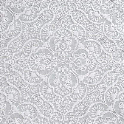 Superior 3 Piece Bedspread Set, Home Bed Decor, Decorative Bed Spread, 2 Pillow Shams, Medium Weight Blanket, Floral Matelasse Coverlet, Bedding Essentials, Enzy Collection, California King, Silver