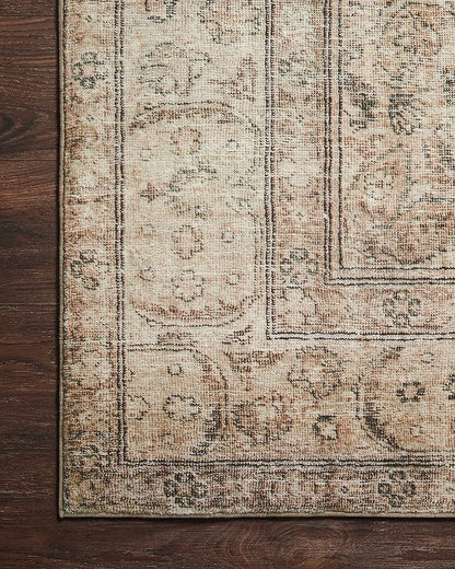 Loloi Margot Collection MAT-01 Antique/Sage 7'-6" x 9'-6" Area Rug feat. CloudPile, No-Shed Easy Clean Large Patterned Area Rug for Living Room, Bedroom, Dining Area