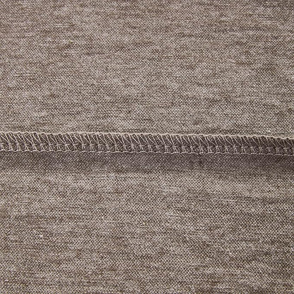 Oubonun 100% Jersey Cotton Body Pillow Cover with Zipper - Luxury Soft Removable Pillow Case - Long Fuzzy - Knitted (Light Brown, 21"X54")