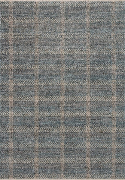Loloi Angela Rose Ember Collection EMB-03 Blue/Beige 2'-7" x 10'-0" Runner Rug
