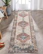 vivorug Runner Rug 2'x7' Vintage Washable Non-Slip Runners for Hallways Kitchen Entryway Laundry Room Carpet Hallway Runner Brown