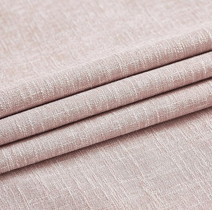 Vision Home Pink Full Blackout Curtains 84 inch for Girls Bedroom Nursery Room Darkening Window Treatment Set Thermal Insulated Rod Pocket Back Tab Soundproof Pink Drapes for Living Room 50" Wx84 Lx2