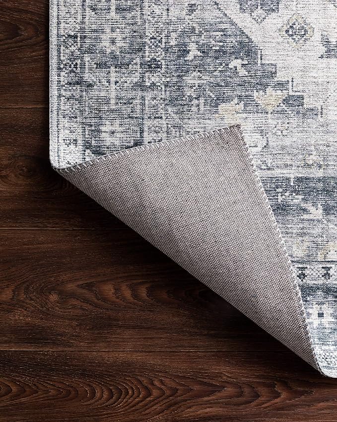 Loloi II Skye Collection SKY-02 Silver/Grey 2'-3" x 3'-9" Accent Rug