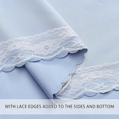 XiDi Blue Curtains for Bedroom, Girls Room Blackout Curtains, Kids Room Darkening Curtains, Light Blue Decor, 1 Panel Light Blue/52/63/1