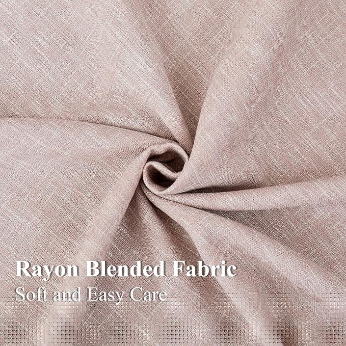 Vision Home Pink Full Blackout Curtains 63 inch for Girls Bedroom Thermal Insulated Room Darkening Window Treatment Set Rod Pocket Back Tab Modern Soundproof Pink Drapes 2 Panels 50" Wx63 L