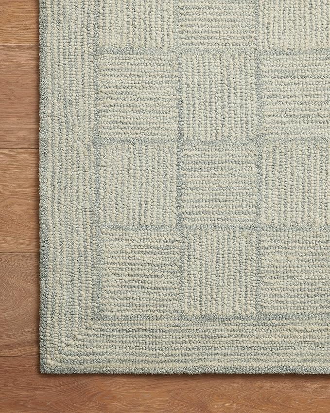 Loloi Chris Loves Julia Francis Collection FRA-03 Silver/Sky 2'-0" x 5'-0" Accent Rug
