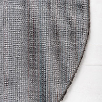 Unique Loom Solid Shag Collection Area Rug (5' 3" x 8' Oval, Graphite Gray)