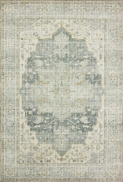 Loloi II Skye Collection SKY-12 Charcoal/Dove 5'-0" x 7'-6" Area Rug