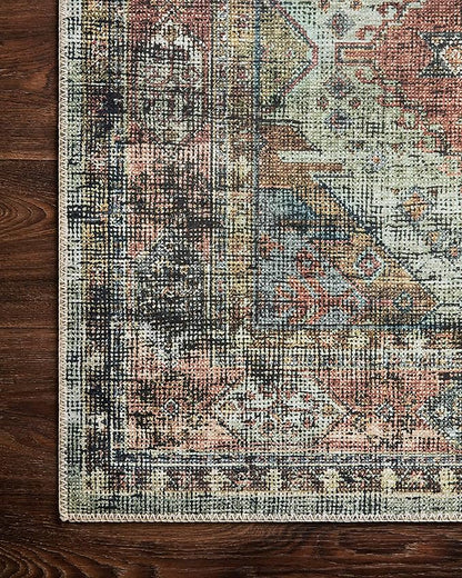 Loloi Skye Collection SKY-06 Apricot/Mist 2'-6" x 12'-0" Runner Rug