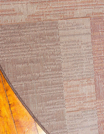 Unique Loom Autumn Collection Area Rug - Providence (5' 1" Round, Multi/ Beige)