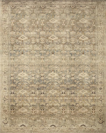 Loloi Margot Collection MAT-04 Antique/Sage 7'-6" x 9'-6" Area Rug feat. CloudPile, No-Shed Easy Clean Large Patterned Area Rug for Living Room, Bedroom, Dining Area