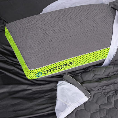 Bedgear Multi-Position Performance Pillow – Medium Soft Hypoallergenic Pillow with React Blend Fill for Back, Stomach, and Side Sleepers – Temperature-Regulating with Airflow Technology