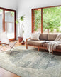 Loloi II Skye Collection SKY-12 Charcoal/Dove 2'-3" x 3'-9" Accent Rug