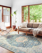 Loloi Skye Collection SKY-12 Ocean/Multi 2'-0" x 5'-0" Accent Rug