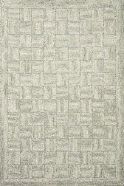 Loloi Chris Loves Julia Francis Collection FRA-03 Silver/Sky 2'-6" x 7'-6" Runner Rug