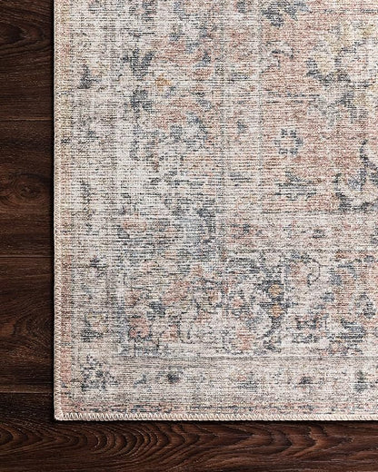 Loloi II Skye Collection SKY-01 Blush/Grey 2'-3" x 3'-9" Accent Rug