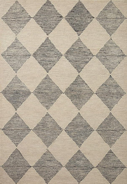 Loloi Chris Loves Julia Francis Collection FRA-01 Beige/Charcoal 5'-0" x 7'-6" Area Rug