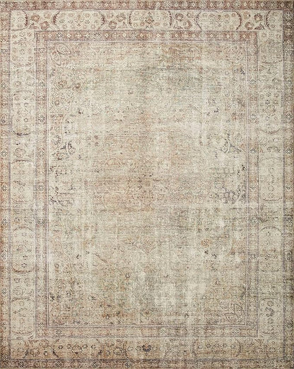 Loloi Margot Collection MAT-01 Antique/Sage 7'-6" x 9'-6" Area Rug feat. CloudPile, No-Shed Easy Clean Large Patterned Area Rug for Living Room, Bedroom, Dining Area