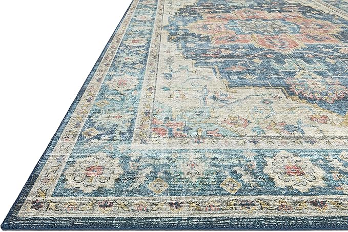 Loloi Skye Collection SKY-12 Ocean/Multi 9'-0" x 12'-0" Area Rug