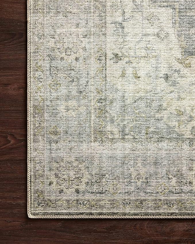 Loloi II Skye Collection SKY-12 Charcoal/Dove 5'-0" x 7'-6" Area Rug