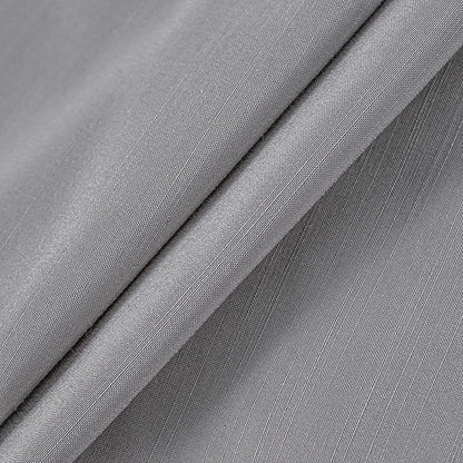 Biscaynebay Wrap Around Bed Skirts with Split Corners for Queen Beds 12" Drop, Silver Grey Adjustable Elastic Dust Ruffles Easy Fit Wrinkle & Fade Resistant Silky Luxurious Fabric Machine Washable