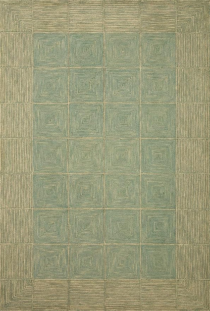 Loloi Chris Loves Julia Francis Collection FRA-02 Green/Natural 2'-3" x 3'-9" Accent Rug