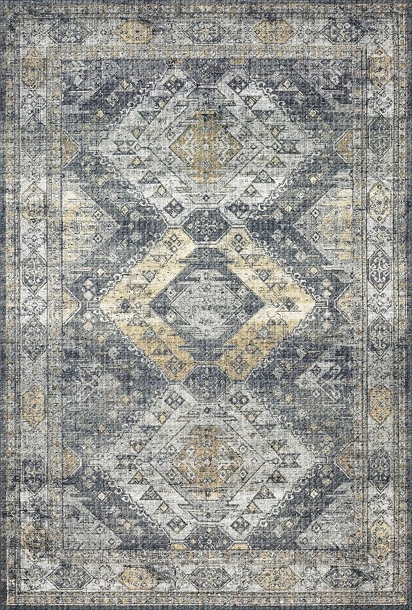 Loloi Skye Collection SKY-09 Graphite/Silver 9'-0" x 12'-0" Area Rug