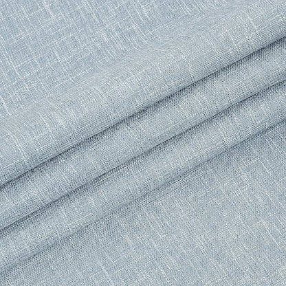 Vision Home Chambray Blue Blackout Curtains 63 inch for Bedroom Thermal Insulated Room Darkening Window Treatment Set Rod Pocket Back Tab Modern Soundproof Grayish Blue Drapes 2 Panels 50" Wx63 L